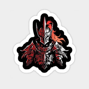 solo leveling igris red armor Sticker